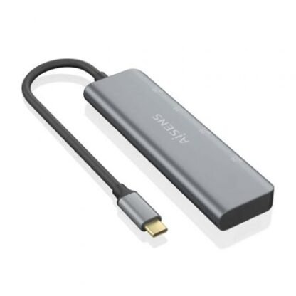 Hub usb tipo-c aisens a109-0763/ 2xusb/ 2xusb tipo-c/ gris - Imagen 2