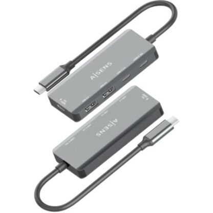 Hub usb tipo-c aisens a109-0946/ 2xusb/ 2xusb tipo-c/ 1xusb tipo-c pd/ gris - Imagen 2