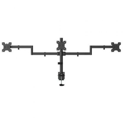 Soporte de mesa para 3 monitores aisens dt27tsr-281/ giratorio/ inclinable/ hasta 10kg - Imagen 2