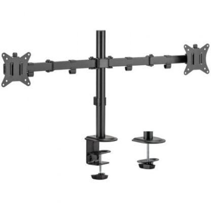 Soporte de mesa para 2 monitores o tv aisens dt32tsr-149/ giratorio/ inclinable/ hasta 9kg - Imagen 2