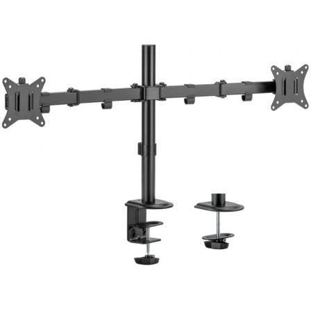 Soporte de mesa para 2 monitores o tv aisens dt32tsr-149/ giratorio/ inclinable/ hasta 9kg - Imagen 2