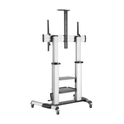 Soporte de suelo inclinable con ruedas y manivela aisens ft100te-125 para tv 60-100"/ hasta 100kg - Imagen 2