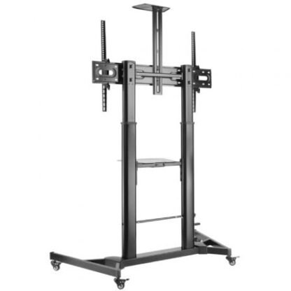 Soporte de suelo inclinable con ruedas y manivela aisens ft100te-171 para tv 60-100"/ hasta 100kg - Imagen 3