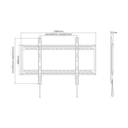 Soporte de pared fijo aisens wt100f-067 para tv de 60-100"/ hasta 130kg - Imagen 5