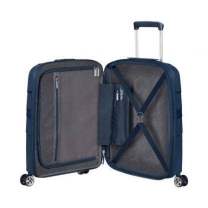 Maleta de cabina american tourister starvibe spinner 55cm/ 55x40x20cm/ 4 ruedas/ azul marino - Imagen 3