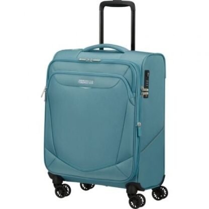 Maleta de cabina american tourister summerride spinner 55cm/ 55x40x23cm/ 4 ruedas/ azul brisa - Imagen 2