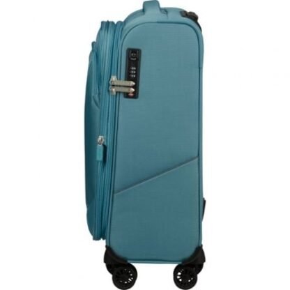 Maleta de cabina american tourister summerride spinner 55cm/ 55x40x23cm/ 4 ruedas/ azul brisa - Imagen 4