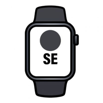 Apple watch se/ gps/ 40mm/ caja de aluminio medianoche/ correa deportiva medianoche m/l