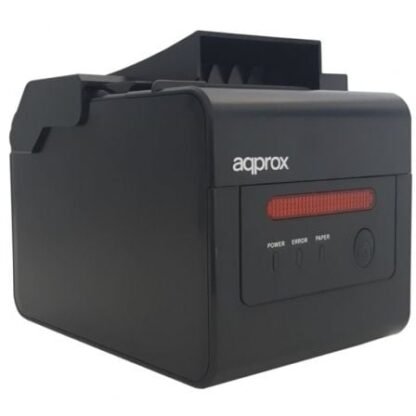 Impresora de tickets approx apppos80wifi+lan/ térmica/ ancho papel 58 y 80mm/ usb-wifi-lan-rs232-rj11/ negra - Imagen 3