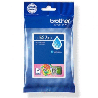 Cartucho de tinta original brother lc527xlc alta capacidad/ cian