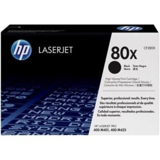 Tóner original hp nº80x xl alta capacidad/ negro