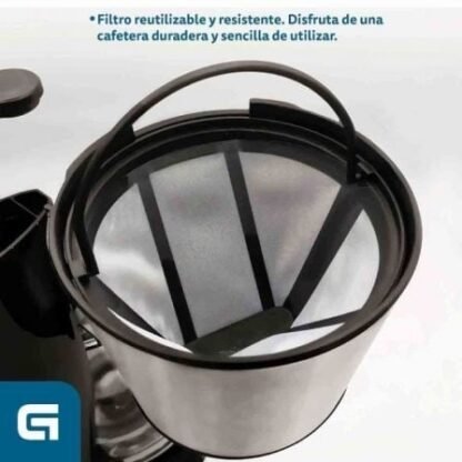 Cafetera de goteo grunkel caf-naroma/ 12 tazas/ negra - Imagen 3