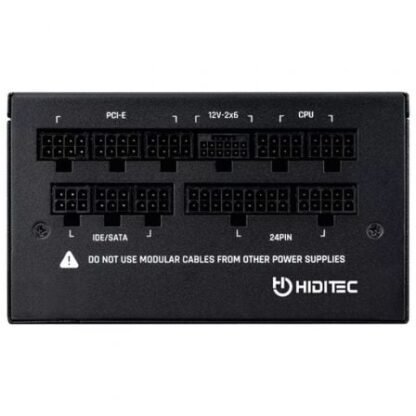 Fuente de alimentación hiditec gdx750 v3/ 750w/ ventilador 14cm/ atx 3.1/ pcie 5.1/ 80 plus gold - Imagen 4