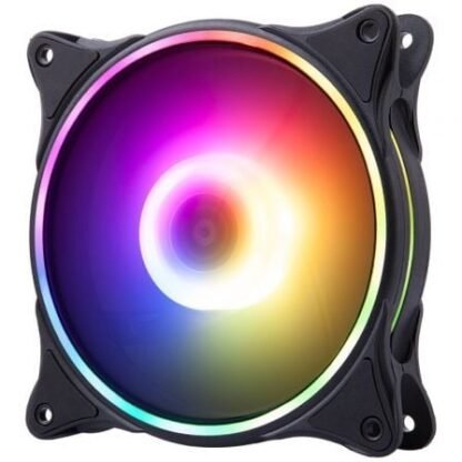 Ventilador hiditec n18 argb/ 12cm/ negro - Imagen 2