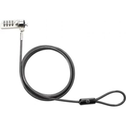 Cable de seguridad para portátiles hp t0y16aa/ 1.22m