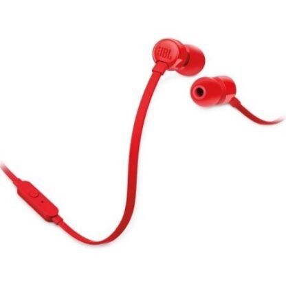 Auriculares intrauditivos jbl t110/ con micrófono/ jack 3.5/ rojos - Imagen 2