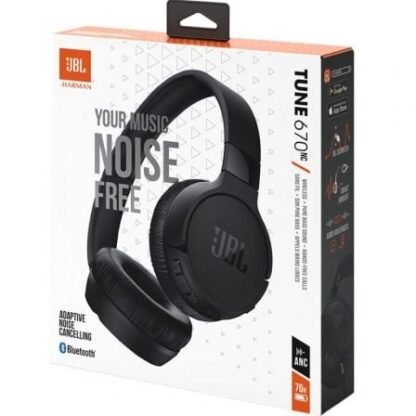 Auriculares inalámbricos jbl tune 670nc/ con micrófono/ bluetooth/ negros - Imagen 5