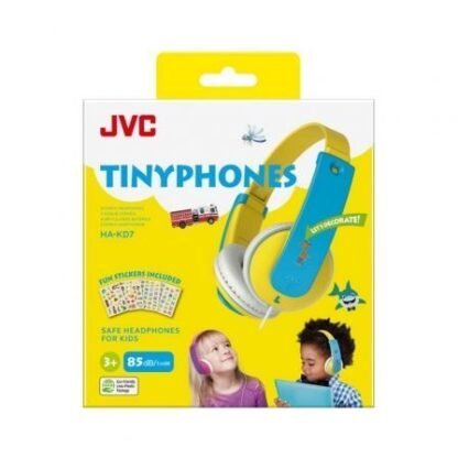 Auriculares infantiles jvc ha-kd7/ jack 3.5/ amarillos - Imagen 2