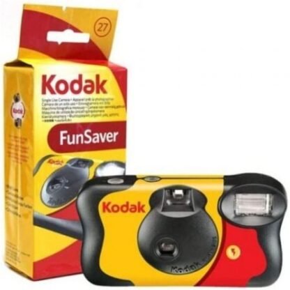 Cámara desechable kodak funsaver 27/ 27 exposiciones/ amarilla y roja - Imagen 3