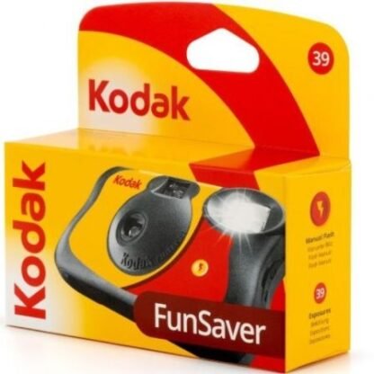 Cámara desechable kodak funsaver 39/ 39 exposiciones/ amarilla y roja - Imagen 2