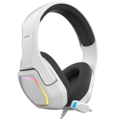 Auriculares gaming con micrófono krom kopa 7.1/ usb 2.0/ blancos - Imagen 3
