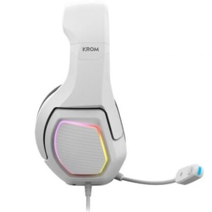 Auriculares gaming con micrófono krom kopa 7.1/ usb 2.0/ blancos - Imagen 4