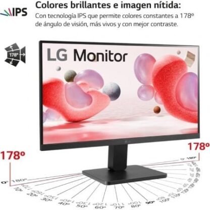Monitor lg 24mr400-b 23.8"/ full hd/ negro - Imagen 2