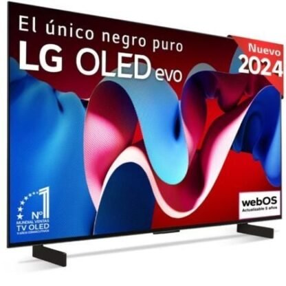 Televisor lg 4k oled evo ai c4 oled42c45la 42"/ ultra hd 4k/ smart tv/ wifi - Imagen 2