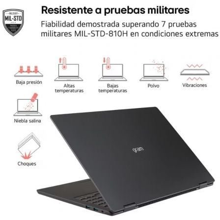 Portátil lg gram 15z80t-g.au75b ryzen ai 7-350/ 16gb/ 512gb ssd/ 15.6"/ win11 - Imagen 4