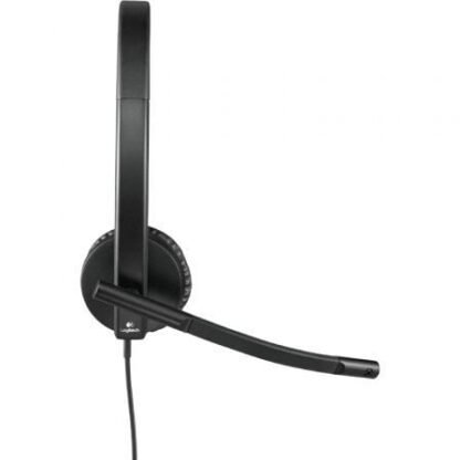Auriculares logitech h570e/ con micrófono/ usb/ negros - Imagen 3