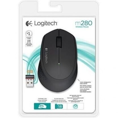 Ratón ergonómico inalámbrico logitech m280/ hasta 1000 dpi - Imagen 5
