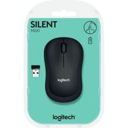 Ratón inalámbrico logitech silent m220/ hasta 1000 dpi/ gris marengo - Imagen 4