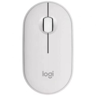 Ratón inalámbrico logitech pebble 2 m350s/ hasta 1000 dpi/ blanco