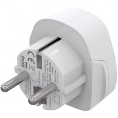 Enchufe universal muvit for change mcadp0007/ 1 toma de corriente/ blanco - Imagen 4
