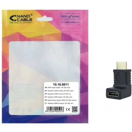 Adaptador nanocable 10.16.0011/ hdmi macho - hdmi hembra - Imagen 5