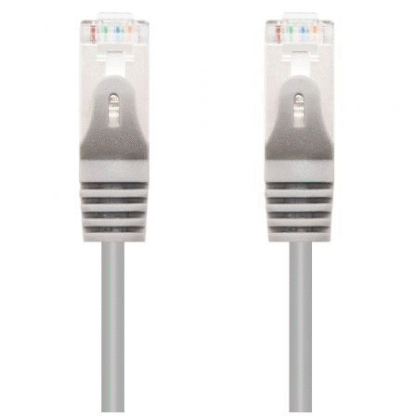 Cable de red rj45 ftp nanocable 10.20.0801/ cat.6/ 1m/ gris