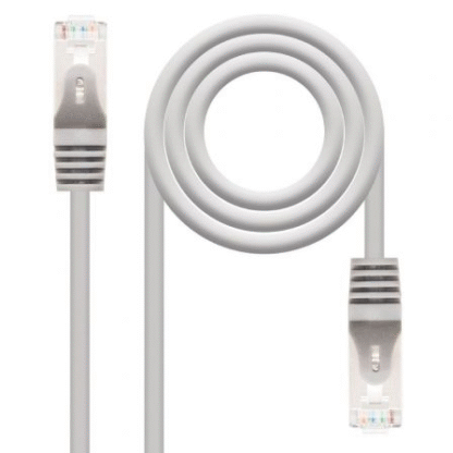 Cable de red rj45 ftp nanocable 10.20.0801/ cat.6/ 1m/ gris - Imagen 2