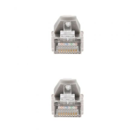 Cable de red rj45 ftp nanocable 10.20.0810 cat.6/ 10m/ gris - Imagen 3
