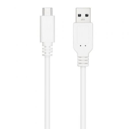 Cable usb 2.0 nanocable 10.01.2103-w/ usb tipo-c macho - usb macho/ 3m/ blanco - Imagen 2