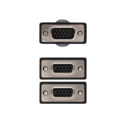 Cable duplicador vga nanocable 10.15.2000/ vga macho - 2x vga hembra - Imagen 2