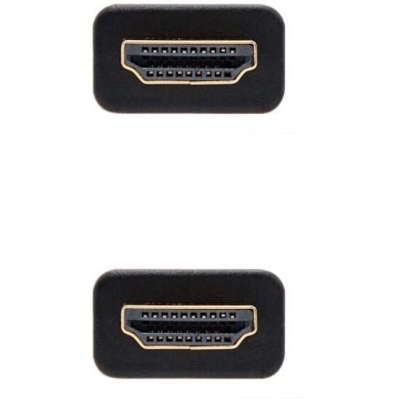 Cable hdmi 2.0 4k nanocable 10.15.1602/ hdmi macho - hdmi macho/ 1.5m/ negro/ naranja - Imagen 3