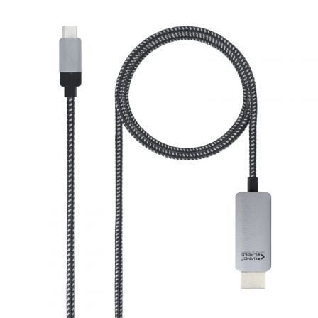 Cable conversor nanocable 10.15.5102/ usb tipo-c macho - hdmi macho/ 1.8m/ negro - Imagen 2