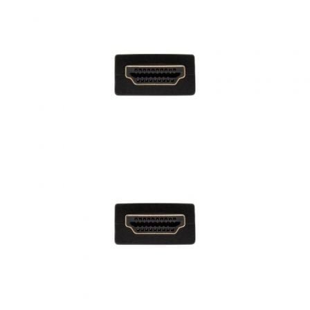 Cable hdmi 1.4 nanocable 10.15.1701/ hdmi macho - hdmi macho/ 1.5m/ negro - Imagen 3