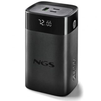Powerbank 20000mah ngs twix20/ 65w/ compatible con portátiles/ negra