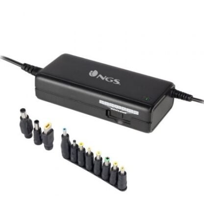 Cargador de portátil ngs ban/ 90w/ manual/ 11 conectores/ voltaje 12-20v