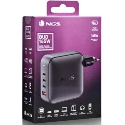 Cargador de portátil gan ngs bud 165w/ 165w/ automático/ voltaje 5-21v - Imagen 5