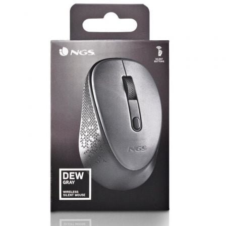 Ratón inalámbrico ngs dew gray/ hasta 1600 dpi/ gris - Imagen 5