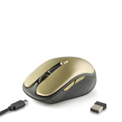 Ratón inalámbrico ngs evo rust/ batería recargable/ hasta 1600 dpi/ dorado - Imagen 2