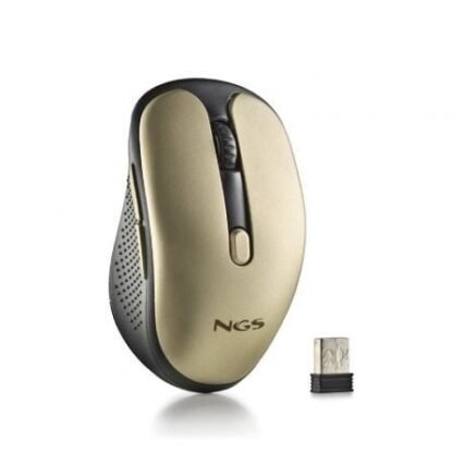 Ratón inalámbrico ngs evo rust/ batería recargable/ hasta 1600 dpi/ dorado - Imagen 4