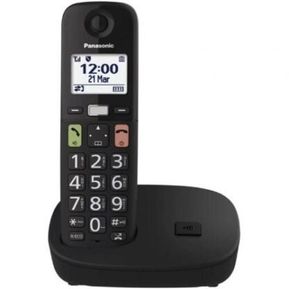 Teléfono inalámbrico panasonic kx-tgu112exb/ pack duo/ negro - Imagen 2